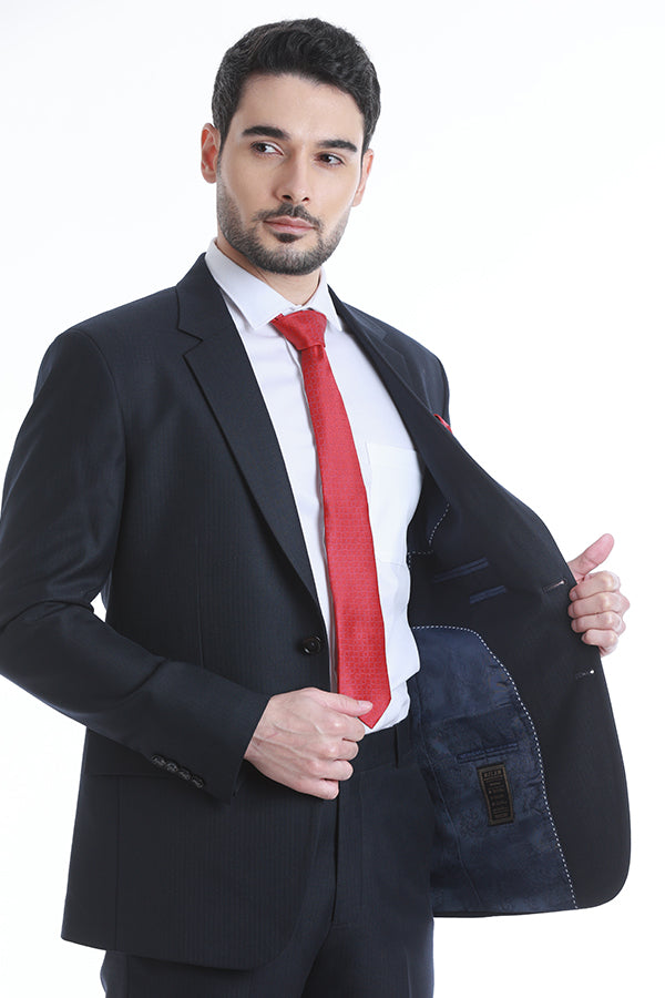 RZLER Classic Navy Blue Suit