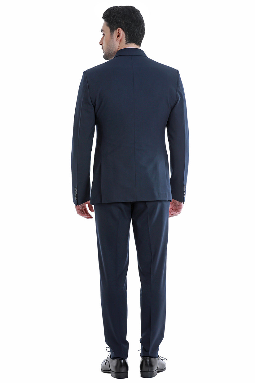Midnight Navy 2 Piece 3 Button Suit