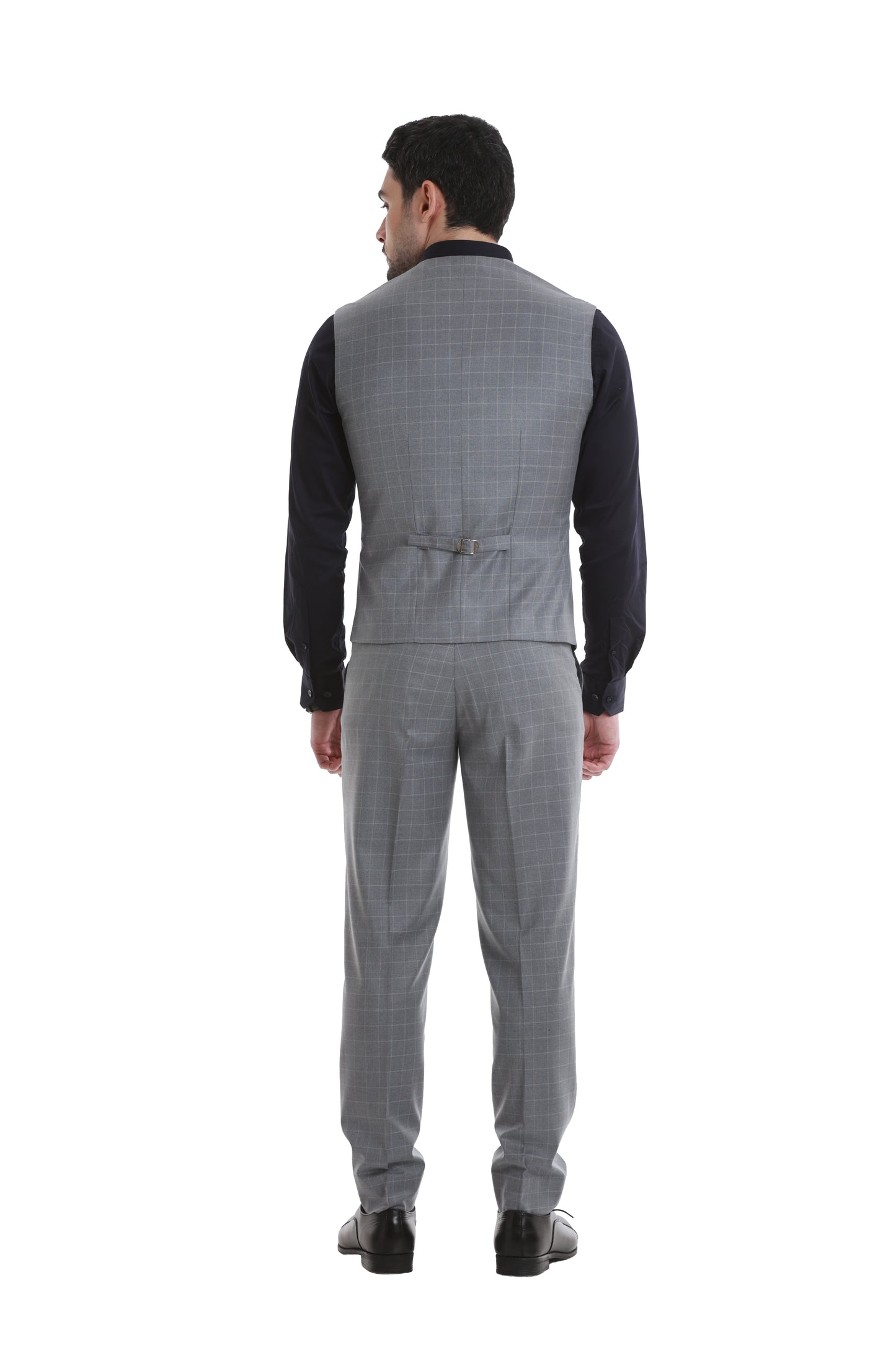 Urban Grey Checks 3 Piece Suit