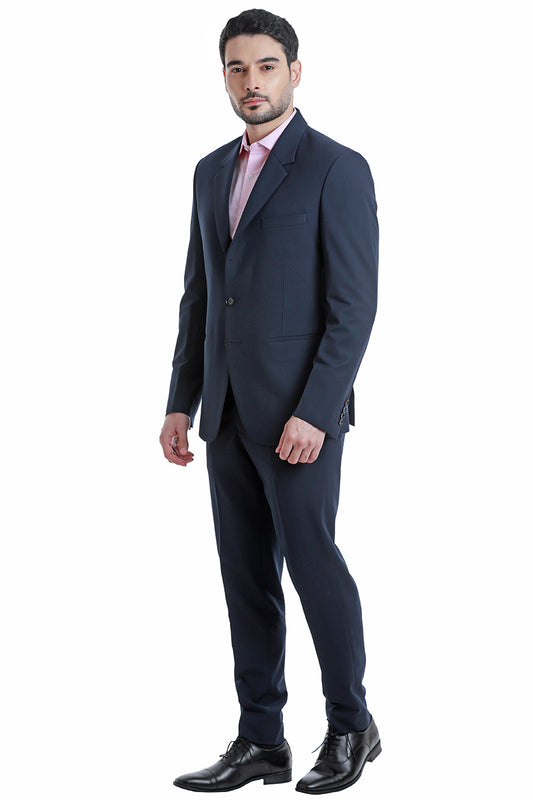 Midnight Navy 2 Piece 3 Button Suit