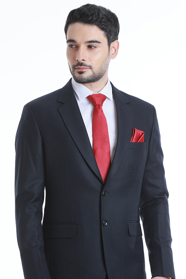 RZLER Classic Navy Blue Suit