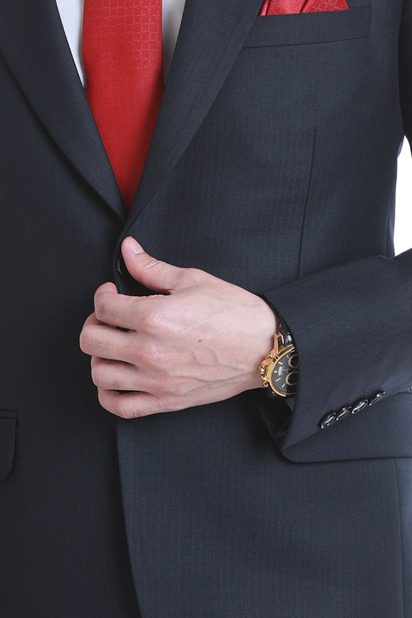 RZLER Classic Navy Blue Suit