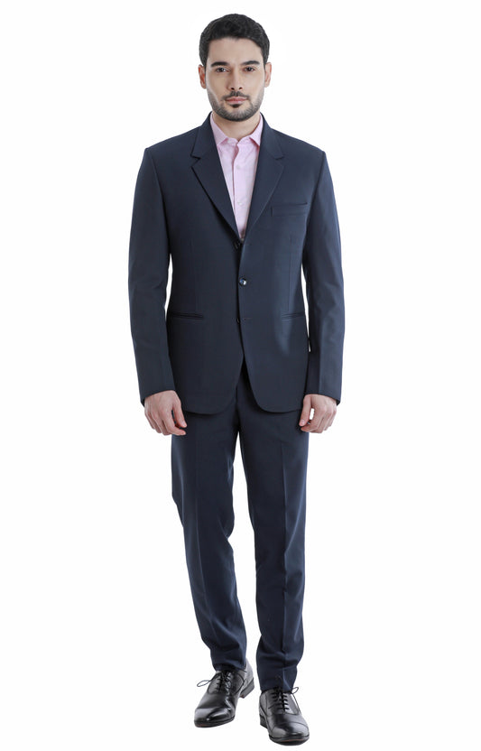 Midnight Navy 2 Piece 3 Button Suit