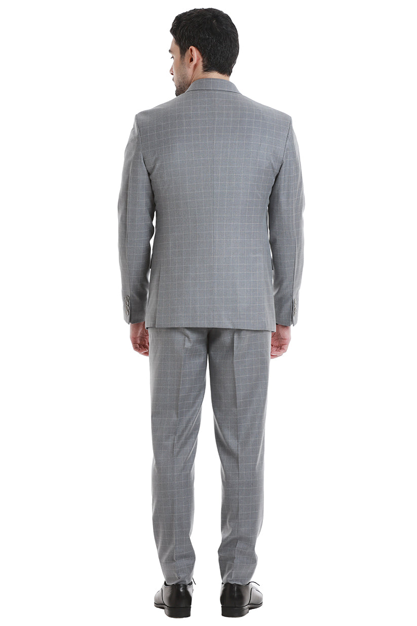 Urban Grey Checks 3 Piece Suit