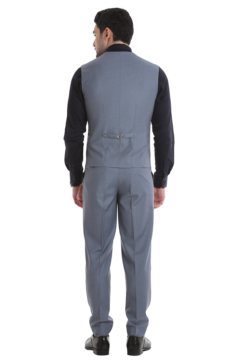 Charcoal Textured 3 Piece Suit