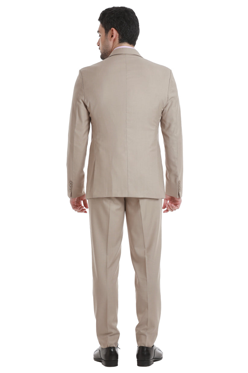 Classic Beige 3 Piece Suit